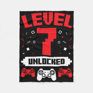 Video Game Gaming Geburtstag 7 Jahre altes Gamer-G Fleecedecke