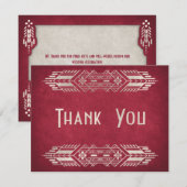 Video Game Geek Red Wedding Dankeskarte (Vorne/Hinten)