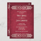 Video Game Geek Red Wedding Einladung (Vorne/Hinten)