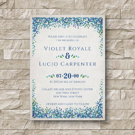 Video Game Geek Wedding Einladung