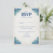 Video Game Geek Wedding RSVP Karte (Stehend Vorderseite)