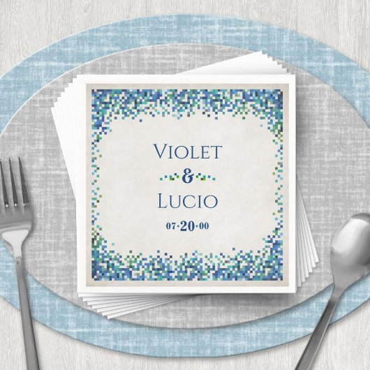 Video Game Geek Wedding Serviette