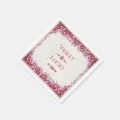 Video Game Geek Wedding Serviette (Ecke)