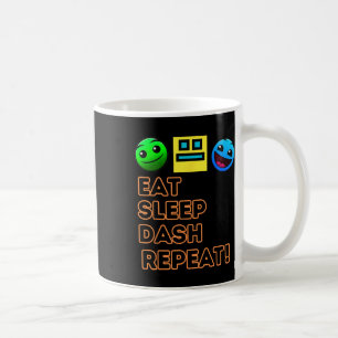 Video Game Geometry Video Gamer zum Wiederholen vo Kaffeetasse