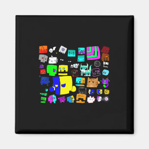 Video Game Geometry Video Gamer zum Wiederholen vo Magnet