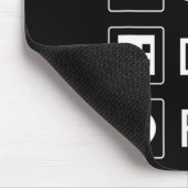 Video Game Geometry Video Gamer zum Wiederholen vo Mousepad (Ecke)