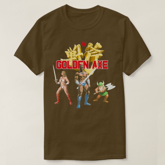 Video Game Golden Ax TShirt (Design vorne)
