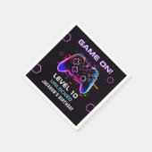Video Game Kindergeburtstag Party Napkins Serviette (Ecke)