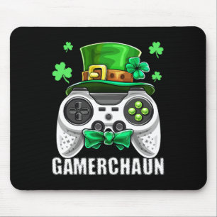 Video Game Leprechaun Kostüm St. Patrick's Day Ki Mousepad