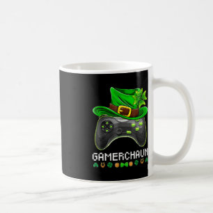 Video Game Leprechaun St Patricks Day Gamer Kids B Kaffeetasse