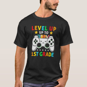 Video-Game-Level bis zu 1-stufigen Jungs Kinder zu T-Shirt