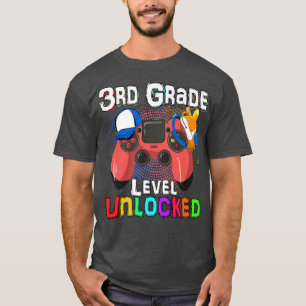 Video Game Level Unlocked 3rd Grad Student Teache T-Shirt