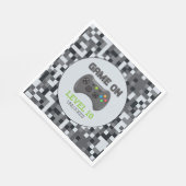Video Game Level Up Controller Birthday Party Serviette (Ecke)
