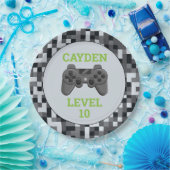 Video-Game-Level-Up-Controller Geburtstagsparty-Pa Pappteller (Party)
