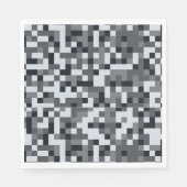 Video Game Level Up Pixel Birthday Party Serviette (Vorderseite)