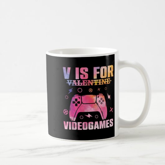 Video Game Lover Quote Gamer Pun Grafik Text Desi Kaffeetasse (Rechts)