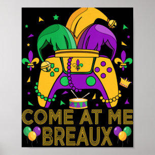 Video Game Mardi Gras Karnevalskostüm Gaming Cont Poster