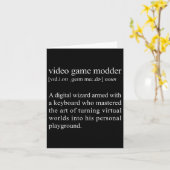 Video Game Modder Definition - Videospiel-Modding Karte (Gelbe Blume)