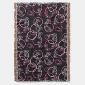 Video Game Neon Pink Girls Muster Decke (Vorderseite Vertikal)