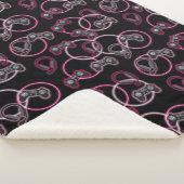 Video Game Neon Pink Girls Muster Sherpadecke (3/4)