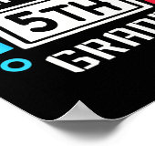 Video Game On 5th Grade Fun Team Fifth Byck To Sch Poster (Ecke)