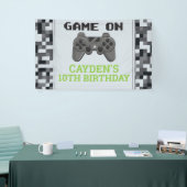 Video Game On Birthday Party Banner (Messeveranstaltung)