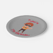 Video Game Party Personalisierte Teller (Schrägansicht)