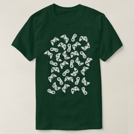 Video Game Pattern for Gamer T-Shirt (Design vorne)