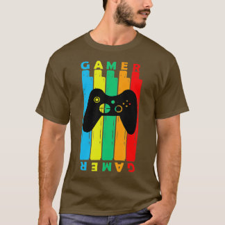 Video Game Player Boys Girns ns Men Controller T-Shirt