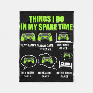 Video Game Player Funny Dings, die ich in meinen S Fleecedecke