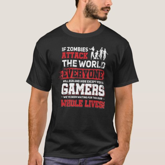 Video-Game-Player für die Lagerhaltung von Konsole T-Shirt (Vorderseite)