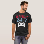 Video Game Player Geschenk GAMER 247 Liebe Gaming T-Shirt (Vorne ganz)