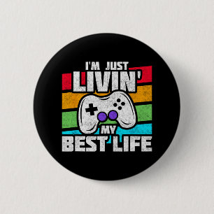 Video Game Player - PC Console Online Gaming - Spa Button