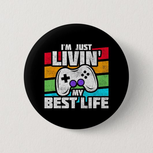 Video Game Player - PC Console Online Gaming - Spa Button (Vorderseite)