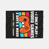 Video Game Player - PC Console Online Gaming - Spa Fleecedecke (Vorderseite (Horizontal))