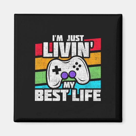 Video Game Player - PC Console Online Gaming - Spa Magnet (Vorne)