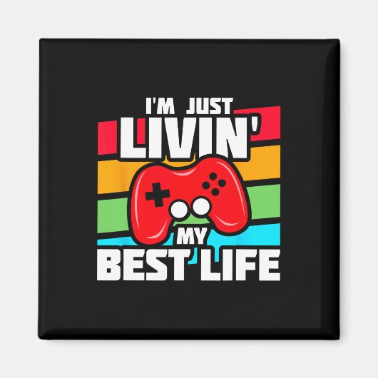 Video Game Player - PC Console Online Gaming - Spa Magnet (Vorne)