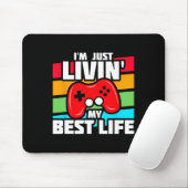 Video Game Player - PC Console Online Gaming - Spa Mousepad (Mit Mouse)