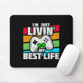 Video Game Player - PC Console Online Gaming - Spa Mousepad (Mit Mouse)