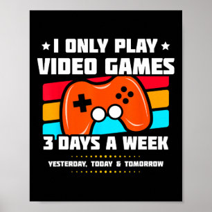Video Game Player - PC Console Online Gaming - Spa Poster