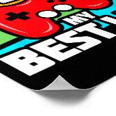 Video Game Player - PC Console Online Gaming - Spa Poster (Ecke)