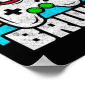 Video Game Player - PC Console Online Gaming - Spa Poster (Ecke)