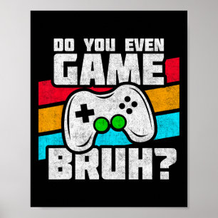 Video Game Player - PC Console Online Gaming - Spa Poster