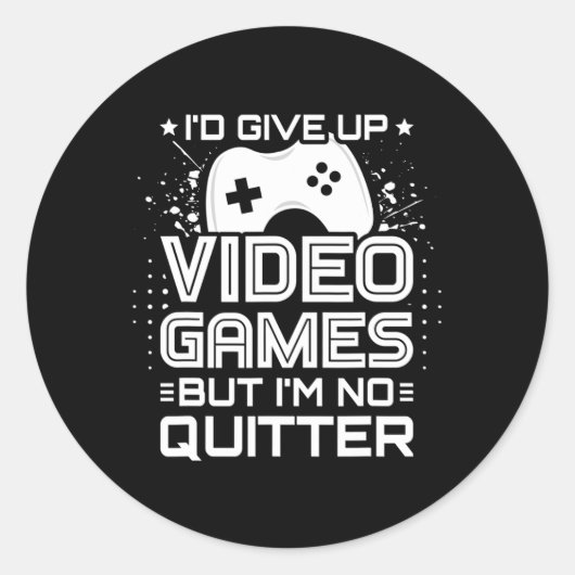 Video Game Player - PC Console Online Gaming - Spa Runder Aufkleber (Vorderseite)