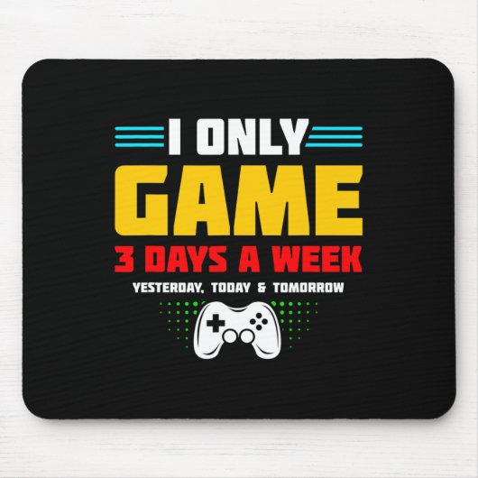 Video Game Player - Video Gamer - Gamer Meme - Spa Mousepad (Vorne)