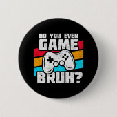 Video Game Player - Video Gaming - Funny Gamer Button (Vorderseite)