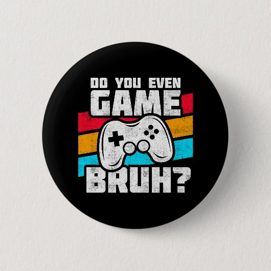 Video Game Player - Video Gaming - Funny Gamer Button (Vorderseite)