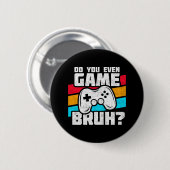 Video Game Player - Video Gaming - Funny Gamer Button (Vorne & Hinten)
