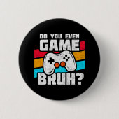 Video Game Player - Video Gaming - Funny Gamer Button (Vorderseite)