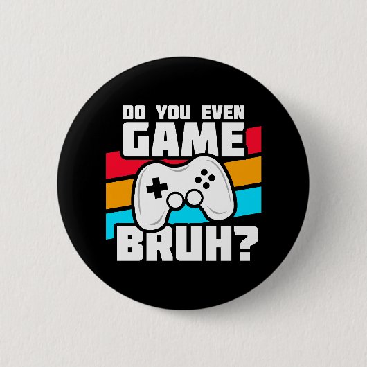 Video Game Player - Video Gaming - Funny Gamer Button (Vorderseite)